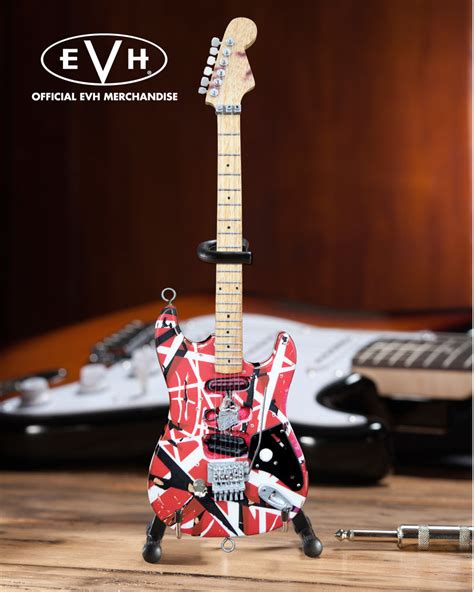 EVH "Frankenstein" Eddie Van Halen Mini Guitar Replica Collectible - O ...