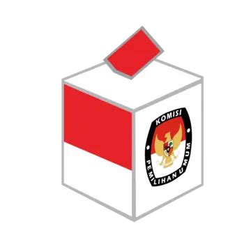 Logotipo De La Caja Blanca De Las Elecciones De Indonesia De Vector PNG ...