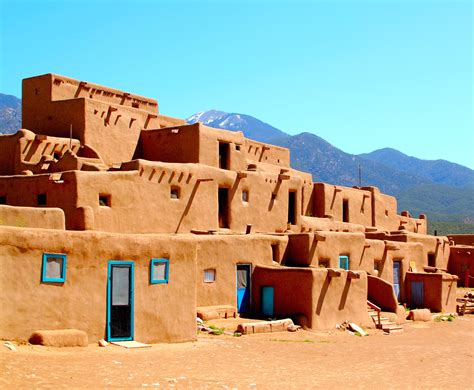 New Mexico’s Taos Pueblo, inhabited for 1,000 years