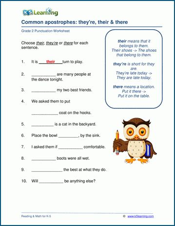 Confusing contractions worksheets | K5 Learning