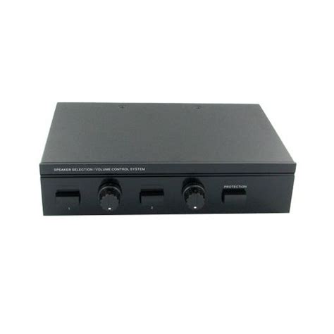 2-Way Speaker Switch 50W Volume Control Amp Protection A1060 | Selby