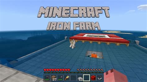 How to build an iron farm in Minecraft Bedrock Edition