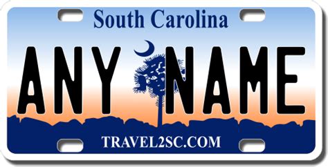 South Carolina Replica State License Plate for Bikes, Bicycles, ATVs ...