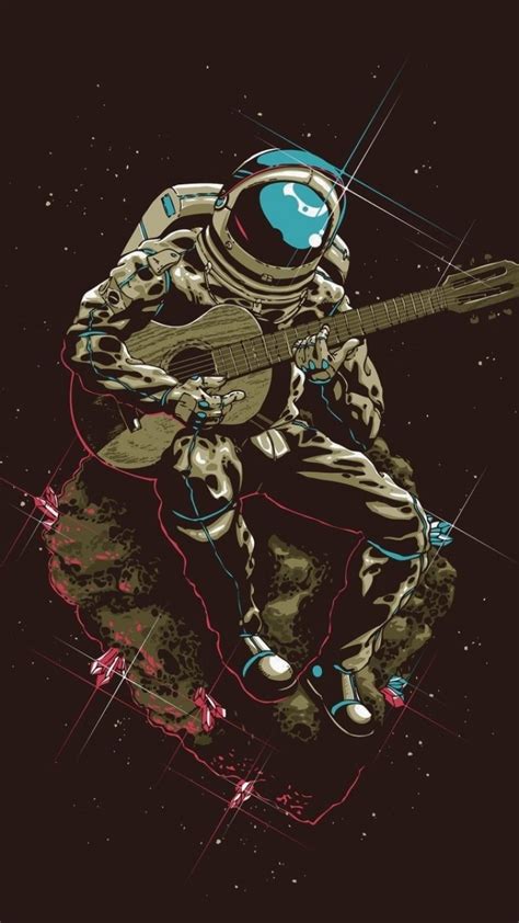 Sci Fi Astronaut Phone Wallpaper - Mobile Abyss