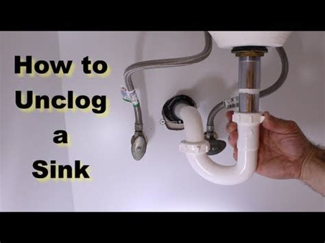 Diy Unclog Bathroom Sink - Artcomcrea