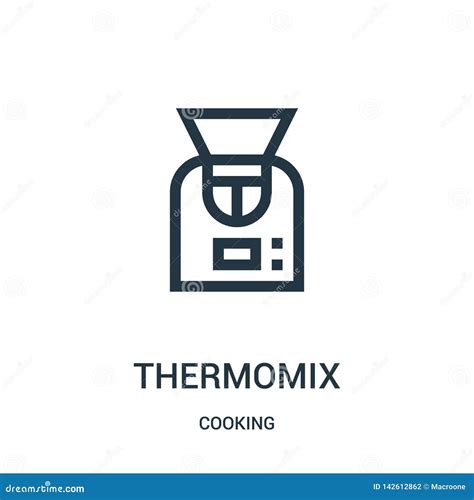 Thermomix Icon Vector from Cooking Collection. Thin Line Thermomix ...