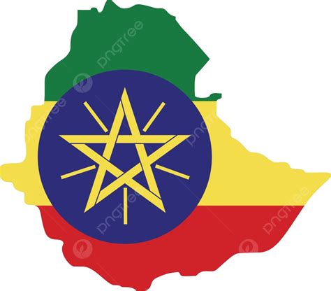 Map Of Ethiopia Flag Ethiopia Map Isolated Ethiopia Vector, Ethiopia ...