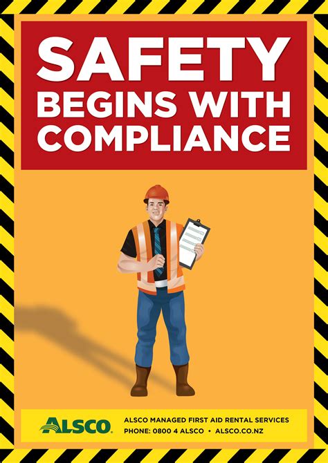 Workplace Safety Posters | Alsco New Zealand