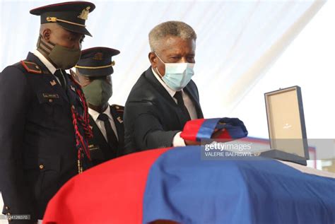 Caribbean News - A Grieving Widow - President Moise Funeral In Pictures