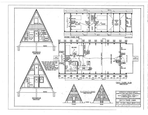 a frame house plans free | A frame house plans, A frame cabin plans, A ...