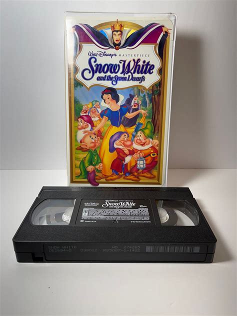 Snow White And The Seven Dwarfs Walt Disney Vhs Movies Etsy | The Best ...