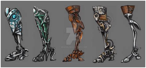 Leg Prosthesis Concepts by HennaL on DeviantArt