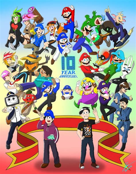 SMG4 10 Anniversary (Full Set) by flowerbruh on DeviantArt | Disney fan ...