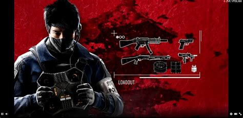 Echo's loadout and guns : Rainbow6