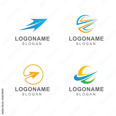 travel go logo with arrow symbol vector Stock Vector | Adobe Stock