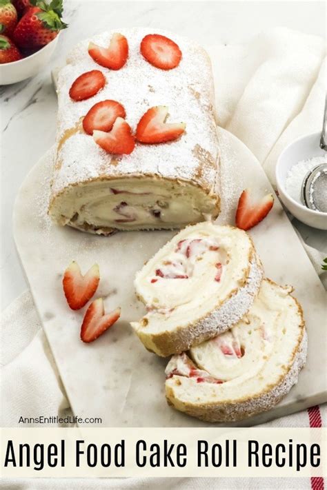 Easy Angel Food Cake Roll Recipe