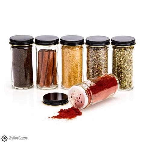 Round Spice Jars - 4 oz - SpiceLuxe