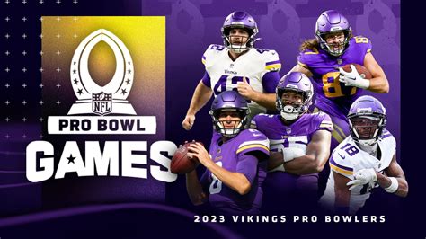 Five Vikings Selected to the 2023 NFL Pro Bowl Games