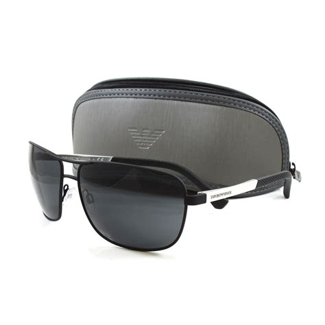 Emporio Armani // Men's EA2033 Sunglasses // Black - Emporio Armani ...