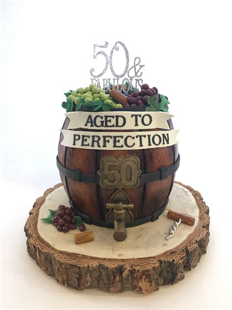 90th Cake Ideas - Wine Barrel 50th Birthday Cake | kesaniesan.github.io