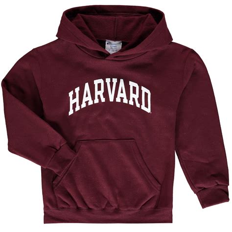 Champion Harvard Crimson Youth Crimson Basic Arch Pullover Hoodie