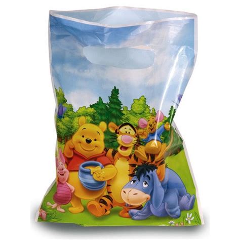 Winnie the Pooh Treat Bags - Party Supplies, Amscan RM550131, Pack of 6 ...