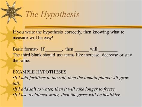 If Then Hypothesis Examples | Images and Photos finder