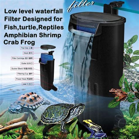 Buy Aquarium Bio Filter Fish Tank Internal Filter Turtle Filter ...