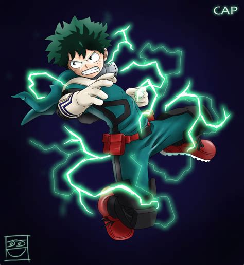 Deku 100 Percent Full Cowl Wallpaper Deku transforms to100 percent full ...