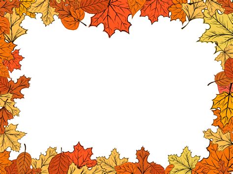 Autumn Leaf Frame Border (PNG Transparent) | OnlyGFX.com