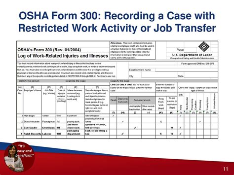 Brief Tutorial on Completing the OSHA Recordkeeping Forms - ppt download