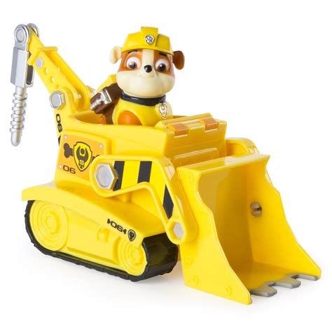 Paw Patrol Rubbles Diggin Bulldozer Figure and Vehicle -- Continuously ...