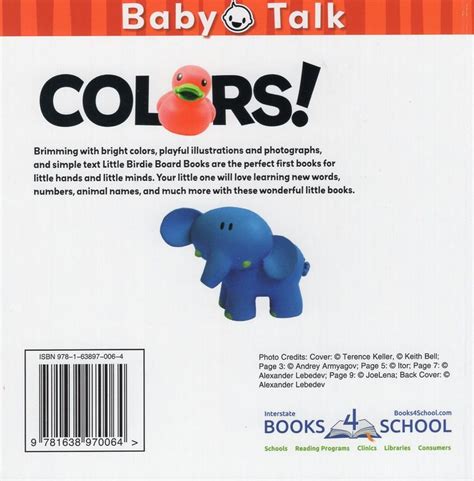 Colors (Baby Talk) (Board Book)