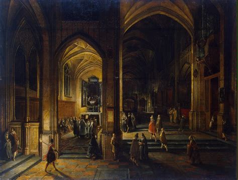 Interior of a Gothic Church Painting | Steenwyck Hendrick van II Oil ...