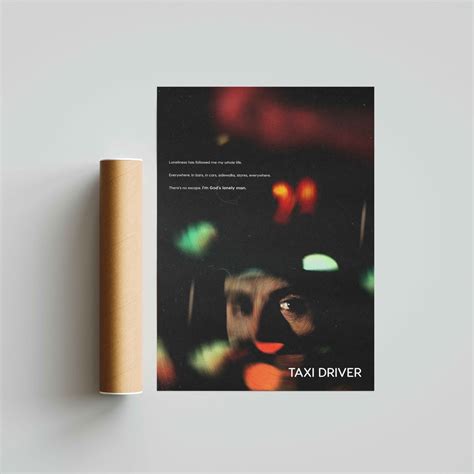 Taxi Driver Movie Poster - Etsy