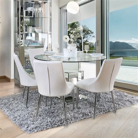 White Modern Dining Room Sets - Scandinavian House Design