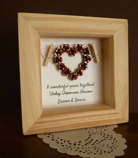 Bronze Wedding Anniversary Gifts - jenniemarieweddings