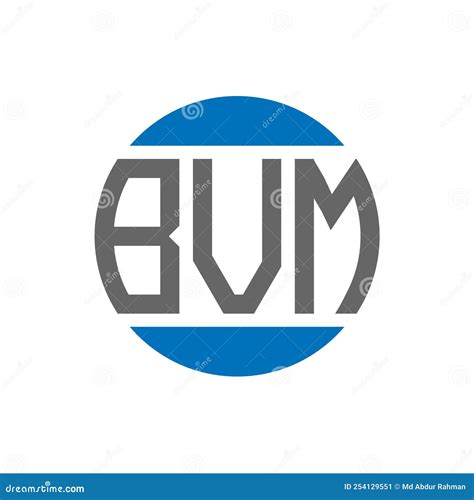 BVM Letter Logo Design on White Background. BVM Creative Initials ...