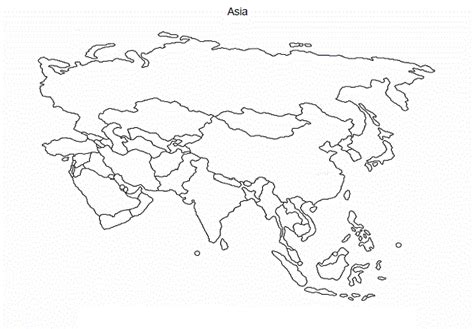 Blank Map Of Asia Pdf Printable Asia Outline Map | Hot Sex Picture