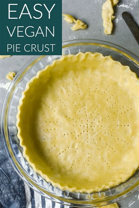 This easy Vegan Pie Crust is tender and oil-free. Made in 1 bowl with ...