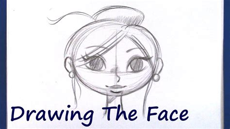 How to Draw A Cartoon Face (Beginner Level) - YouTube