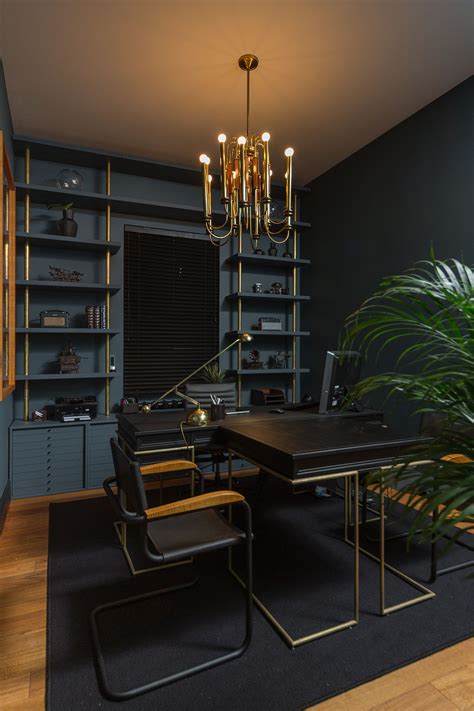 Dark and Sophisticated: Black Home Office Ideas You Will Love ...