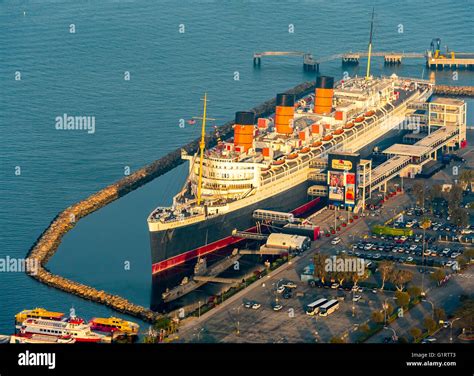 RMS Queen Mary Ocean Liner Hotel, Queen Mary Hotel in Long Beach Harbor ...