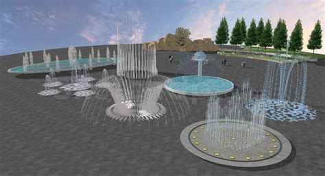 11022. Free Sketchup Water Fountain Nozzles Models Download