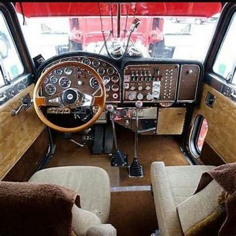 Peterbilt custom 359 twin stick interior | Gmc trucks, Peterbilt, Trucks