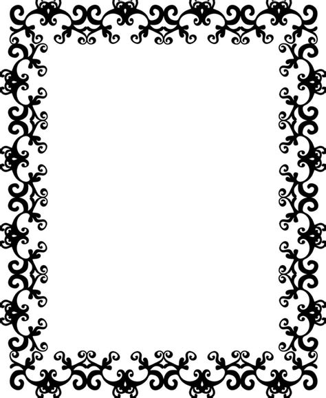 Black Borders Clip Art