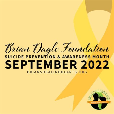 National Suicide Awareness Month 2022 - Brian's Healing Hearts