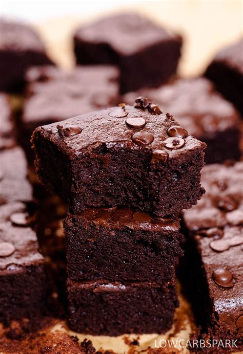 The Best Fudgy Healthy Brownies - Low Carb Spark