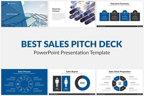 Best Sales Pitch Deck PowerPoint | Presentation Templates ~ Creative Market