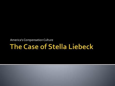 The case of Stella Liebeck